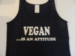 Ärmellosses Shirt Vegan is an attitude